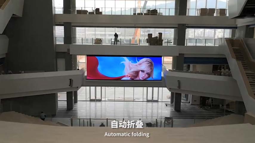 Ledスクリーンケースビデオの外国語学校で温州、浙江省